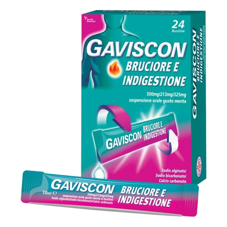 Gaviscon Bruciore e Indigestione 24 Bustine
